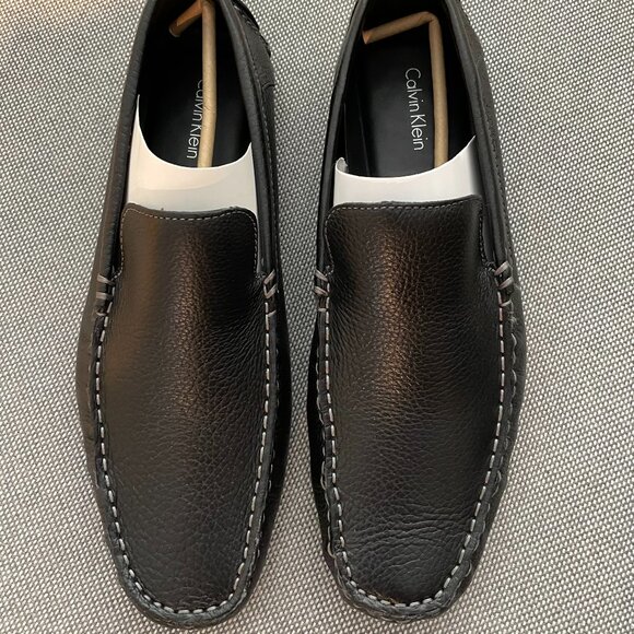 CK BLACK MEN'S LOAFERS - Picture 1 of 4